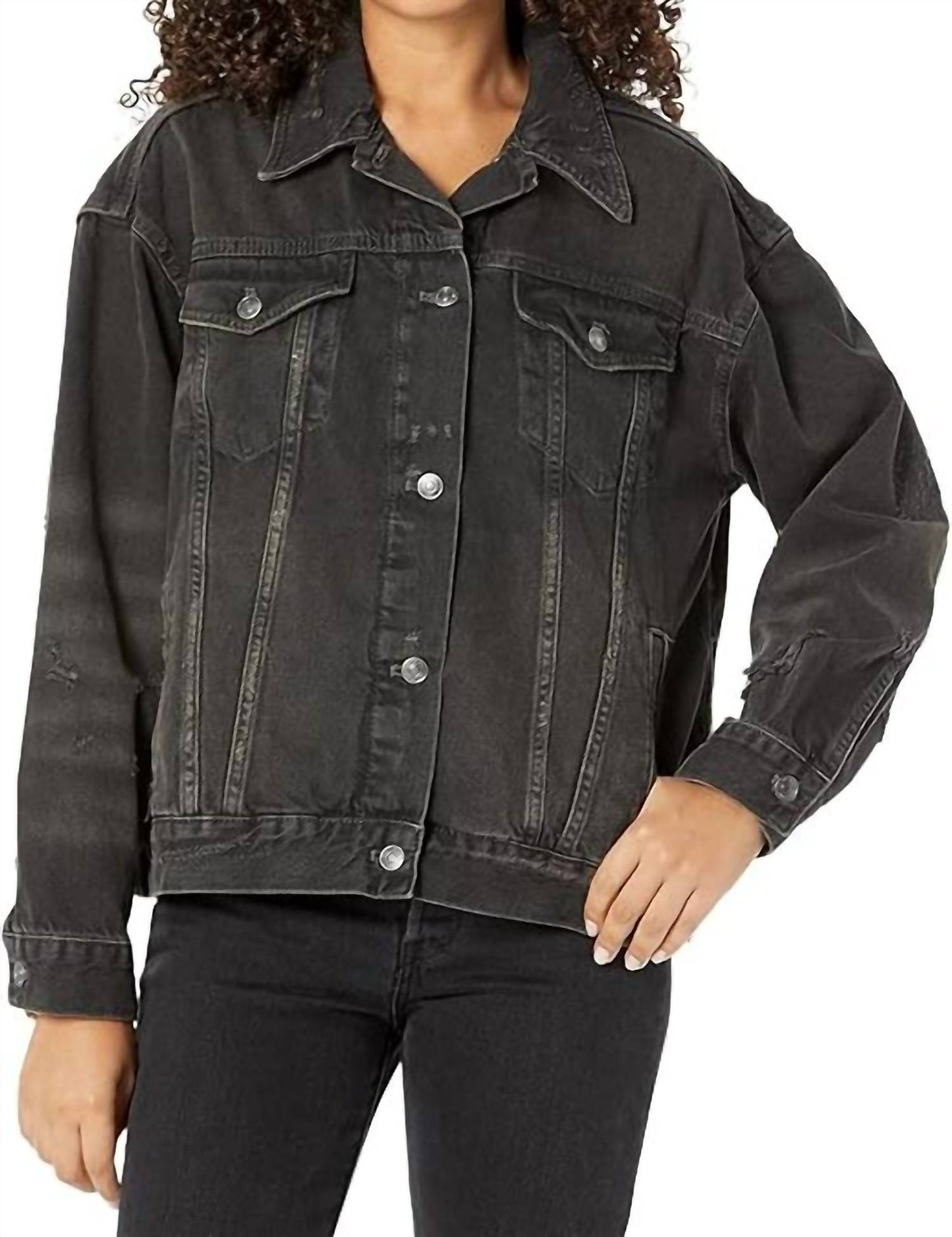 Free People - Jolene Trucker Jacaket - Plus