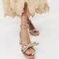 Loeffler Randall - Women's Mikel Leather Bow Sandal