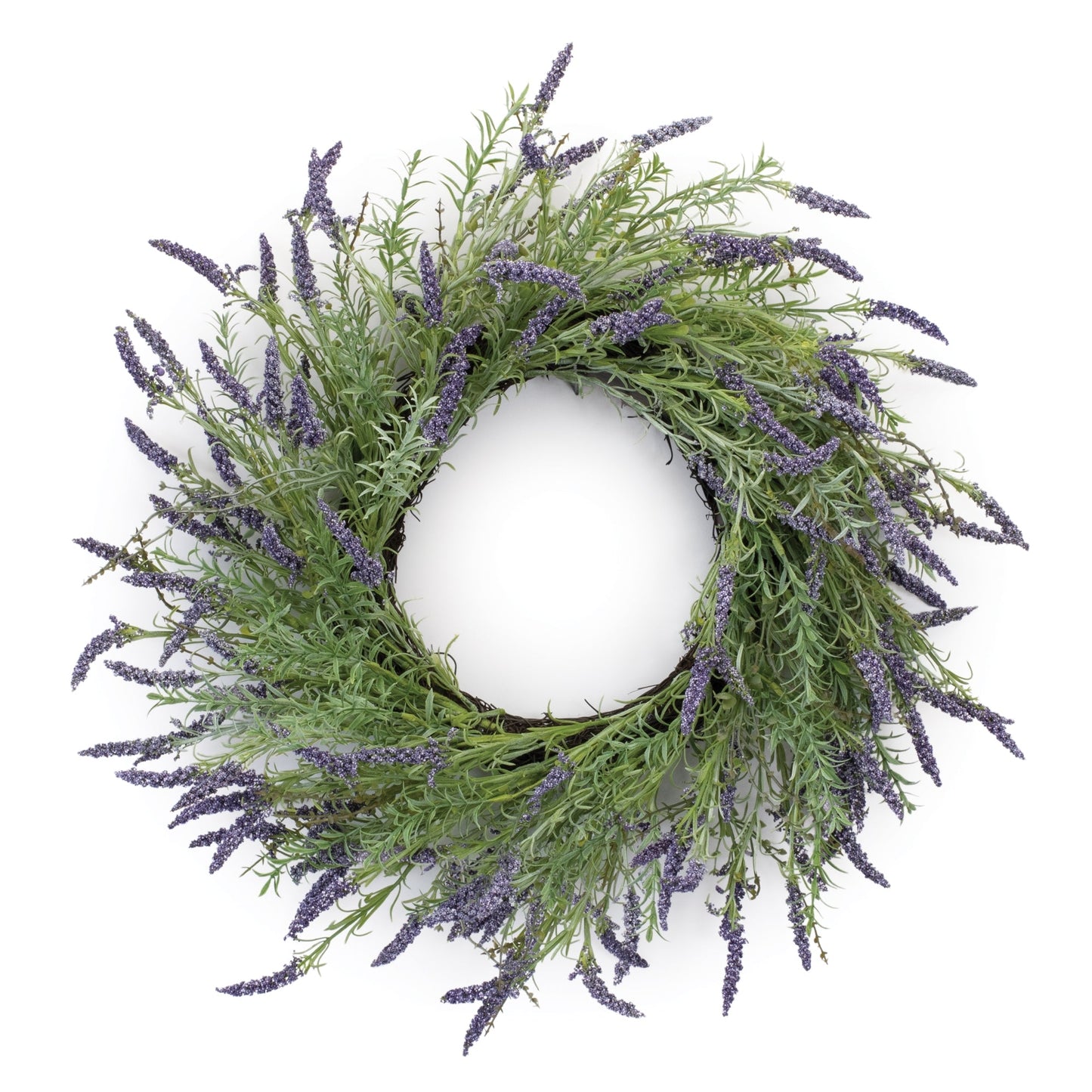 Lavender floral wreath 22"d