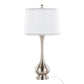 Cairo 28.75" Contemporary Metal Table Lamp Set of 2