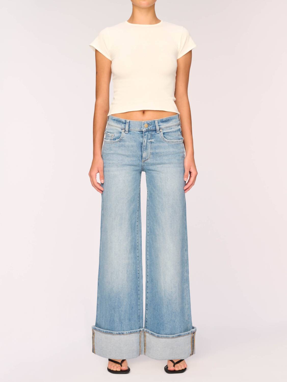 Dl1961 - Women'S - Hepburn Wide Leg Low Rise Jeans