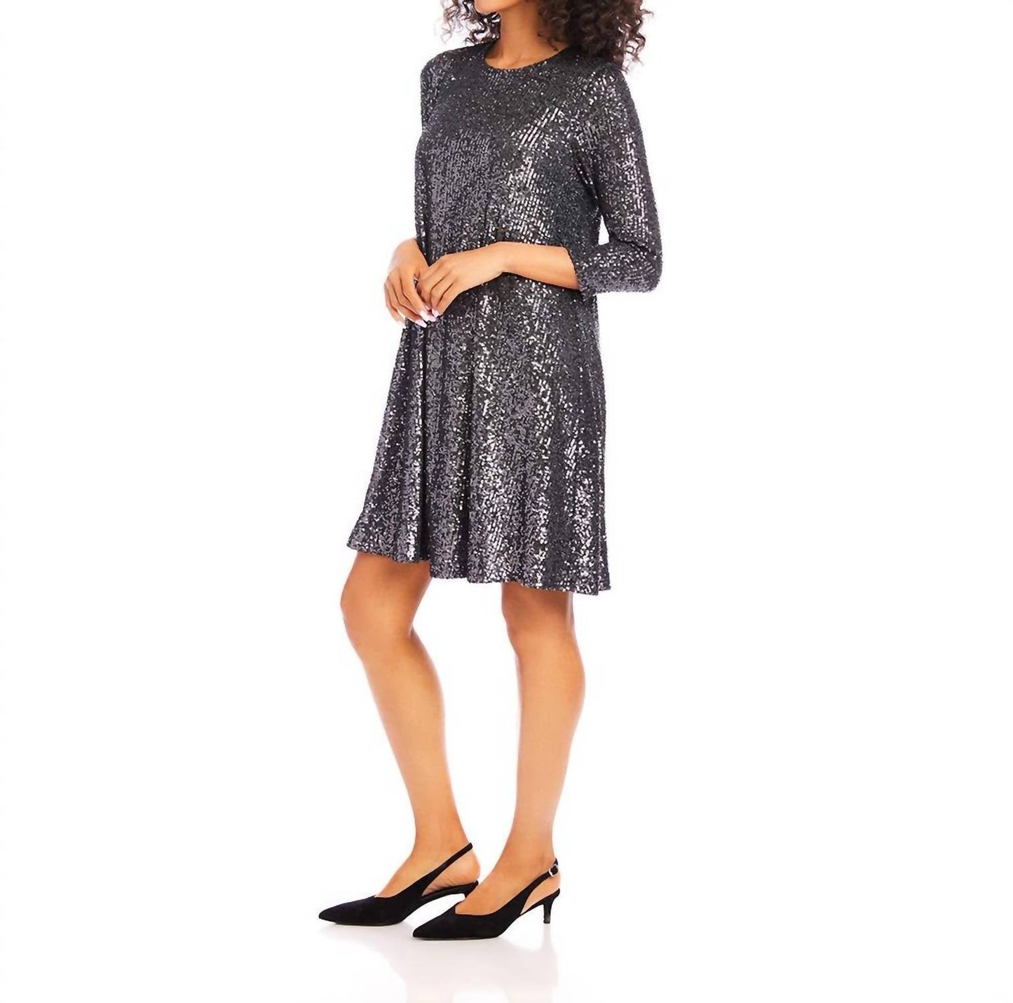 Karen Kane - Sequin Swing Dress