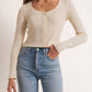 Z Supply - Ciana Cropped Waffle Top