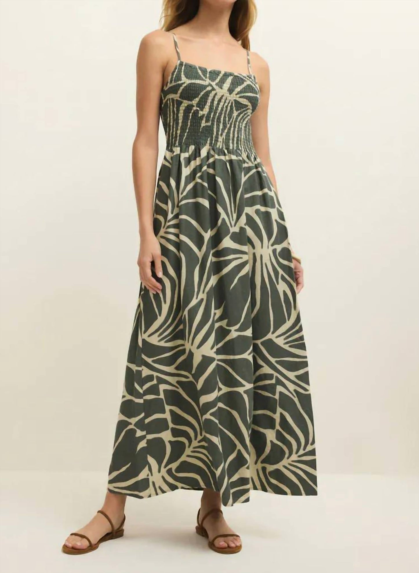 Z Supply - Bayside Tova Palm Midi Dress