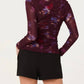 Astr - Yasmine Abstract Mesh Top