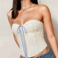 Pretty Garbage - Laced Up Corset Top