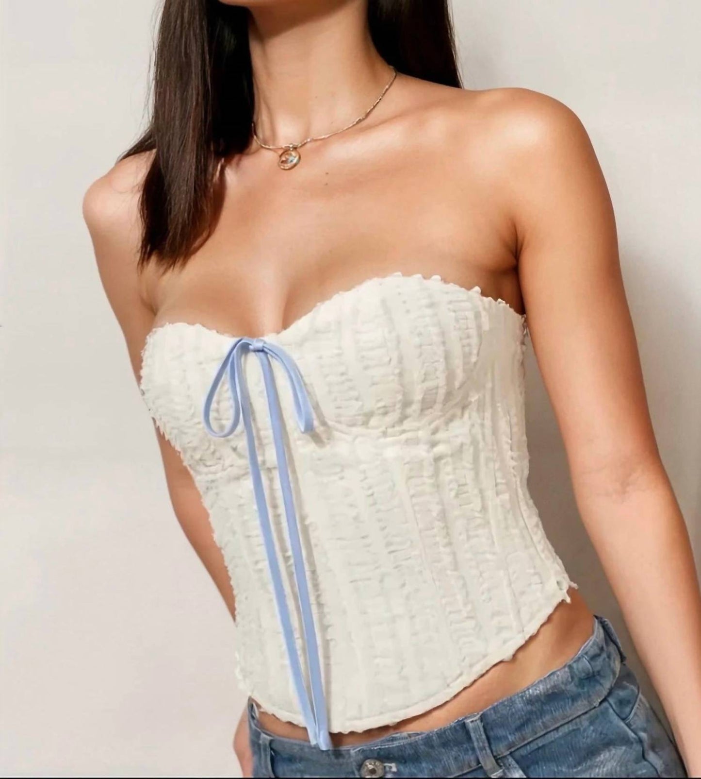 Pretty Garbage - Laced Up Corset Top