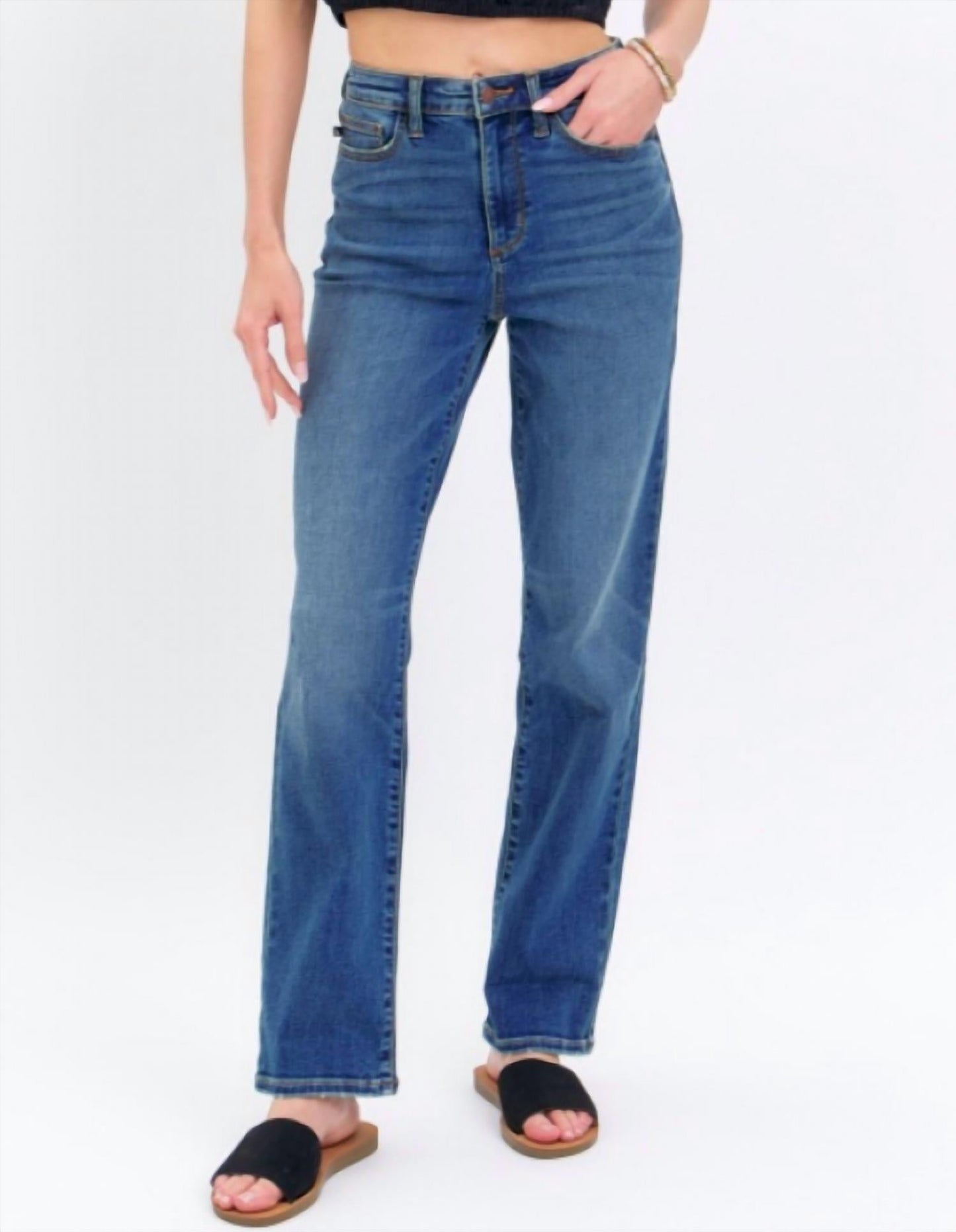 Judy Blue - High Waist Straight Jeans