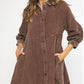 Entro - WASHED DENIM MINI DRESS