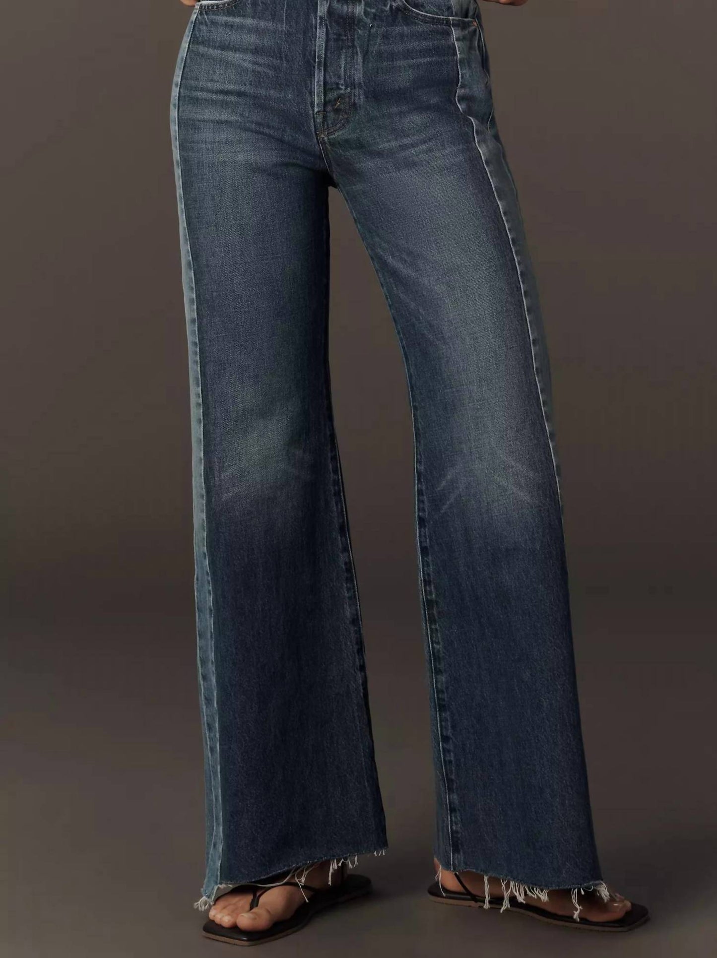 Mother - The Tux Sidestepper Sneak Fray Jeans