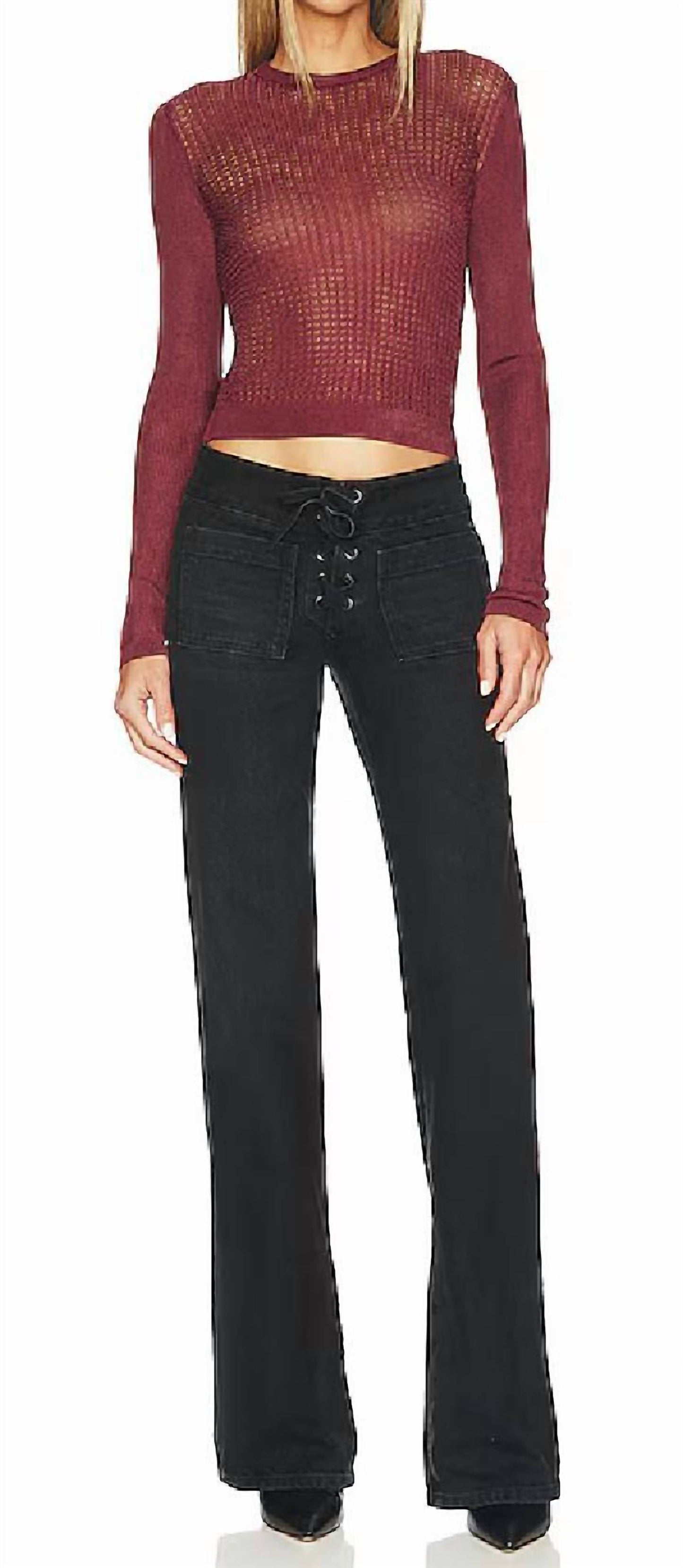 Free People - H2O Crew Open Knit Top