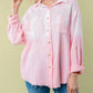 Trendsi - White Birch Full Size Long Sleeve Tie Dye Shirt