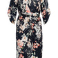 City Chic Women's Floral Seduction Sheath Dress Black Size X-Small