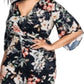 City Chic Women's Floral Seduction Sheath Dress Black Size X-Small