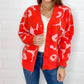 &Merci - Floral Knit Sweater Cardigan