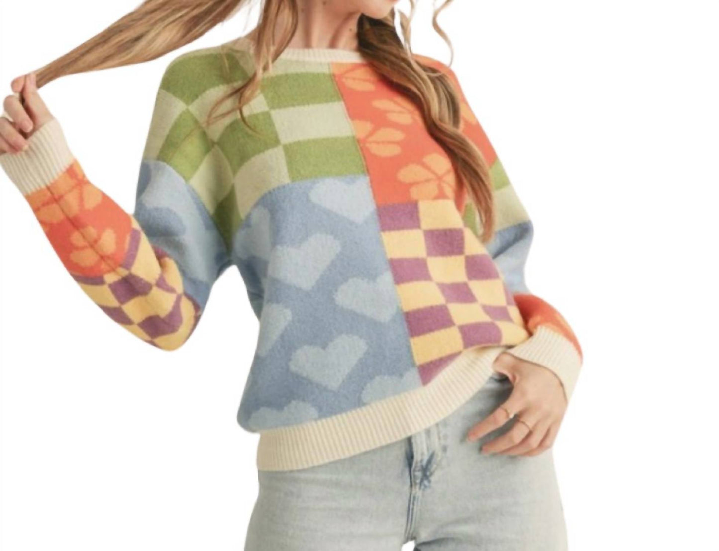 &Merci - Patch Pattern Sweater