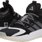 adidas पुरुषों के Coll3Ctiv3 2020 मिड बास्केटबॉल शू काले/सफेद साइज़ 4.5 D(M) US