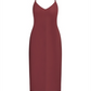 City Chic Women's V Neck Maxi Dress Red Size 18W