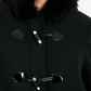 Avenue Women's Plus Duffle Jacket Black Size 32
