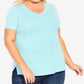 Avenue Women's V Neck Essential Top Blue Size 30