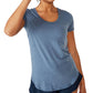 COTTON ON Women's Gym T-Shirt Blue Size Large