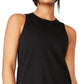 Cotton On Women's Active Curve Hem Tank Black Size X-Large