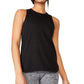 Cotton On Women's Active Curve Hem Tank Black Size X-Large