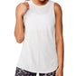 COTTON ON Women's Active Curve Hem Tank Top Gray Size X-Small