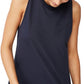 Cotton On Women's Active Curve Hem Tank Blue Size Small