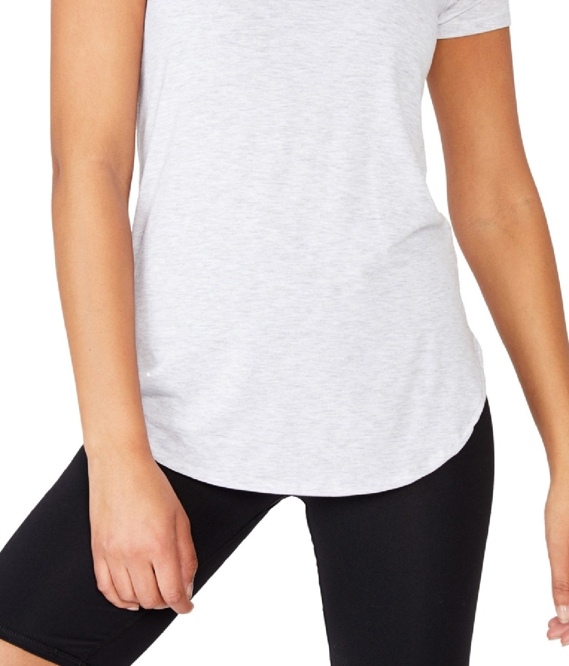 Cotton On Women's Gym T-Shirt Silver Size Medium