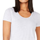 Cotton On Women's Gym T-Shirt Silver Size X-Large