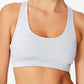 COTTON ON Women's Strappy Sports Crop Bra Gray Size Large