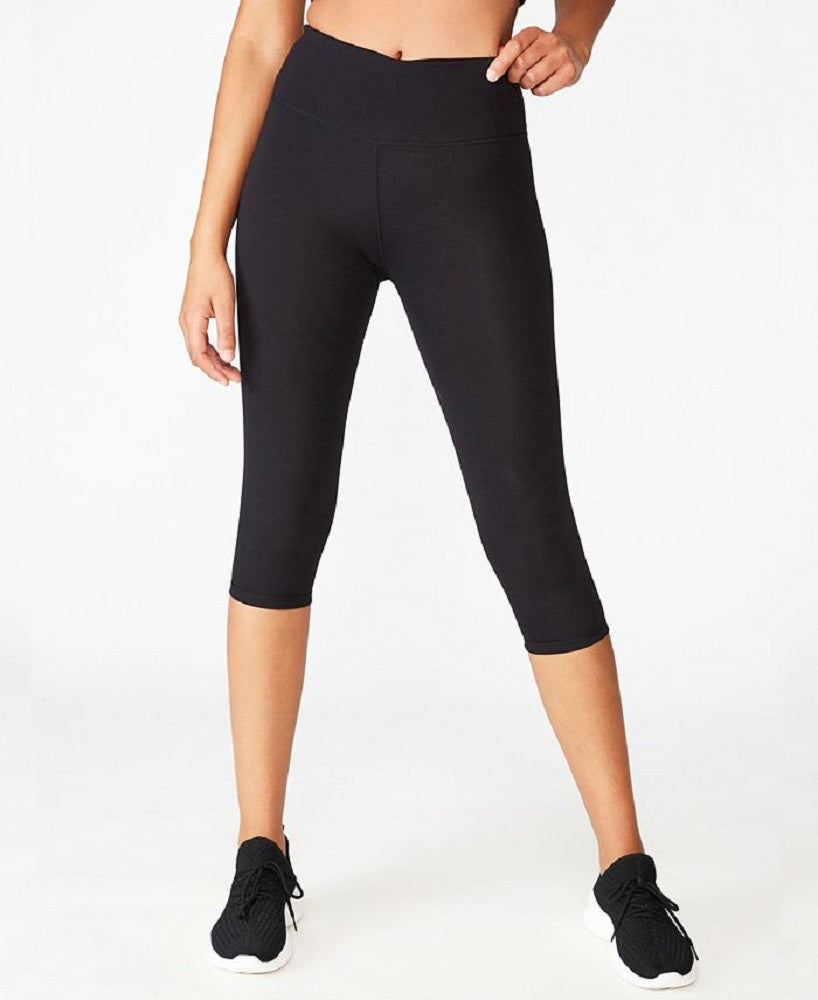 COTTON ON Women's Active Core Capri Tight Pants Black Size Small