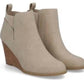Dolce Vita - Women's Vegan Leather Gerdy Ankle Wedge Boots
