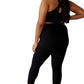 COTTON ON Women's Active High Waist Core 7/8 Tight Leggings Black Size 12W