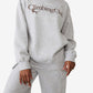 COTTON ON Women's Lifestyle Oversized Graphic Crew Neck Sweatshirt Gray Size Medium