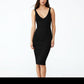 COTTON ON Women's Knit Bodycon MIDI Dress Black Size XL