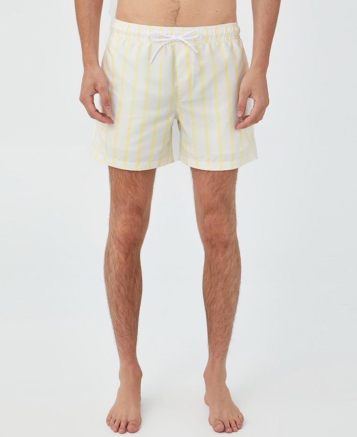 COTTON ON Men's Swim Shorts Yellow Size X-Large