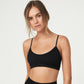 COTTON ON Women's Seamless Tiny Crop Top Black Size Small