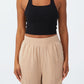 COTTON ON Women's Summer Knit Twist Back Vestlette Top Black Size Large