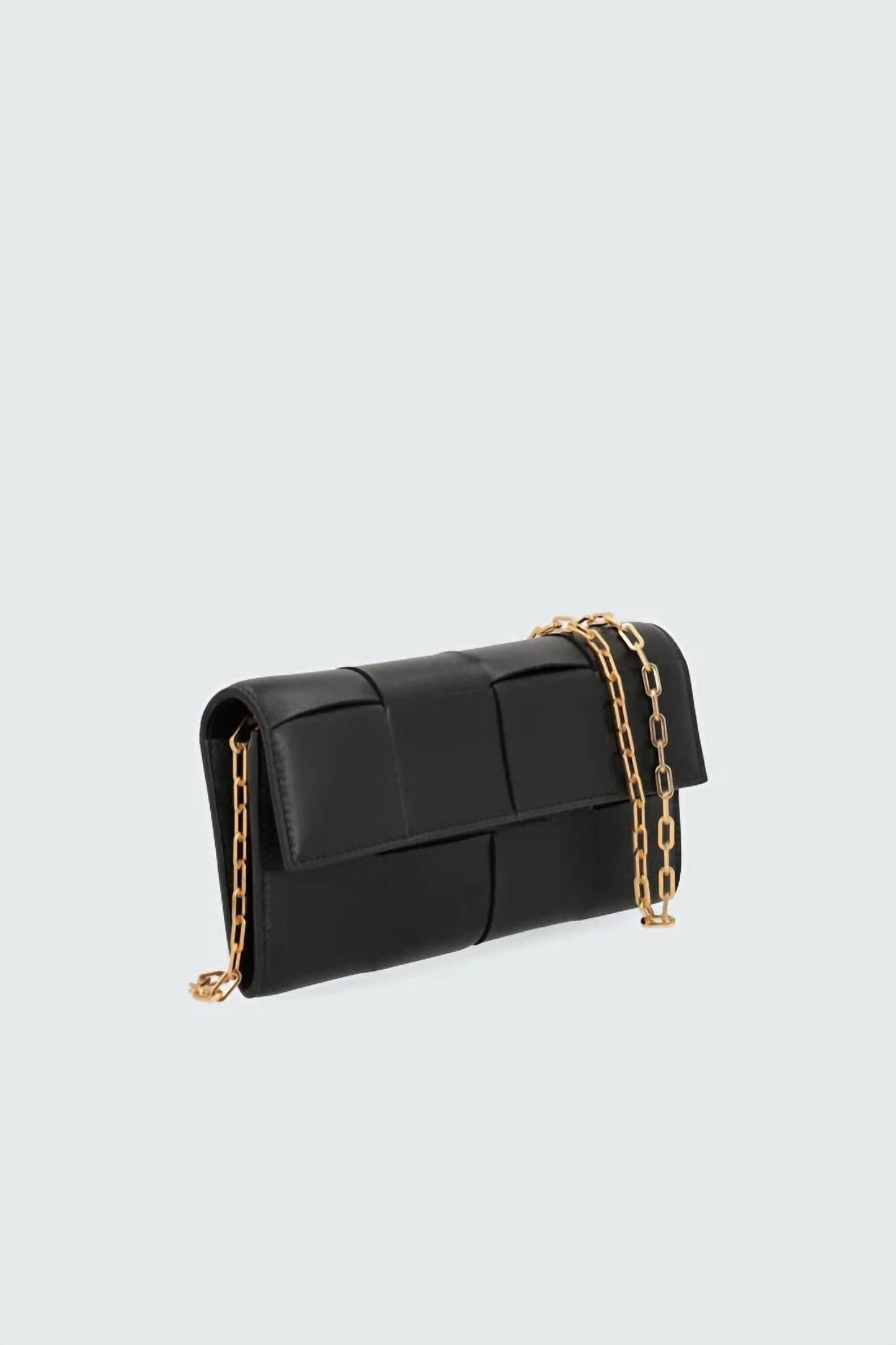 Bottega Veneta - Women's Cassette Leather Chain Wallet