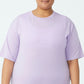 COTTON ON Women's Active Boyfriend T-Shirt Purple Size 18W