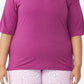 COTTON ON Women's Active Boyfriend T-Shirt Purple Size 14W