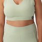 COTTON ON Women's Active Ultimate Workout Crop Top Green Size 12W