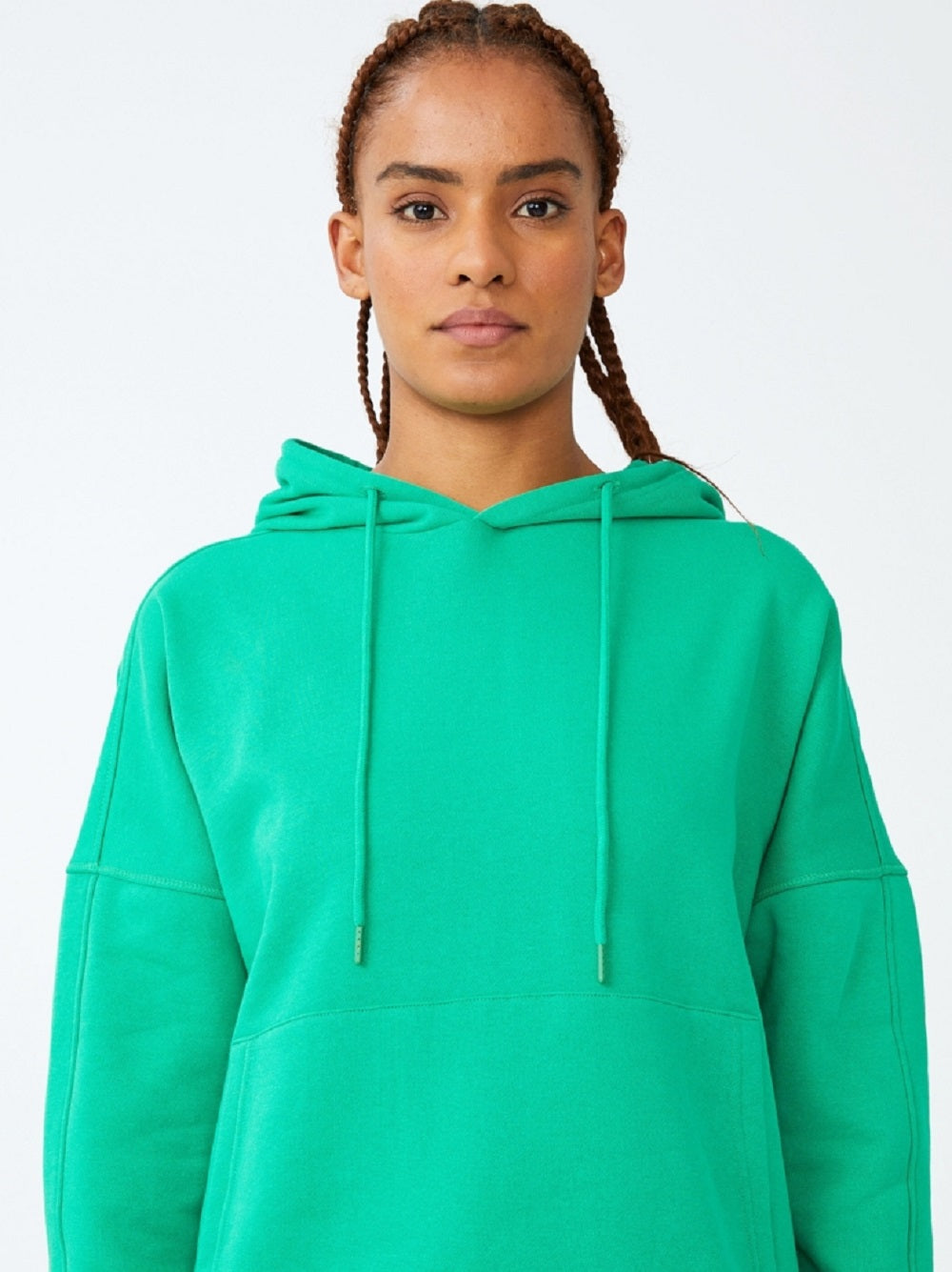 Cotton On Women's Oversized Fleece Sweatshirt Hoodie Green Size X-Large
