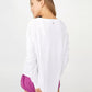 Cotton On Women's Active Rib Long Sleeve Top White Size Medium