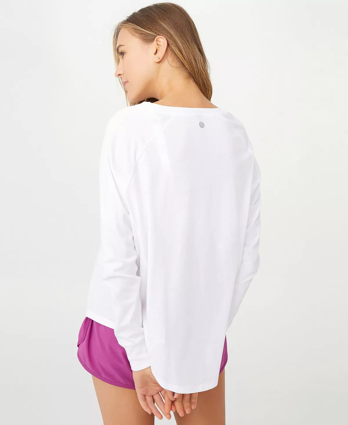 Cotton On Women's Active Rib Long Sleeve Top White Size Medium