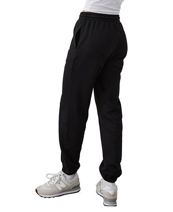 Cotton On Women's Plush Sweatpant Jogger Black Size Medium