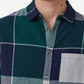 COTTON ON Men's Camden Long Sleeve Shirt Green Size X-Large