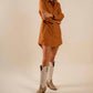 Care Tucker - Basic Preslie Poplin Shirt Mini Dress